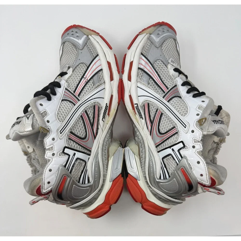 Balenciaga Runner Sneaker White/Red/Black New Season Size 10 US 43 EU
